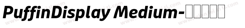 PuffinDisplay Medium字体转换